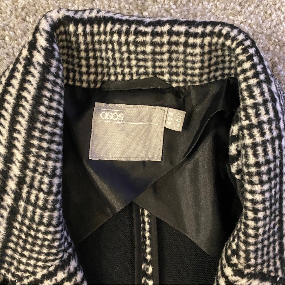 ASOS Check Coat - Picture 7 of 8